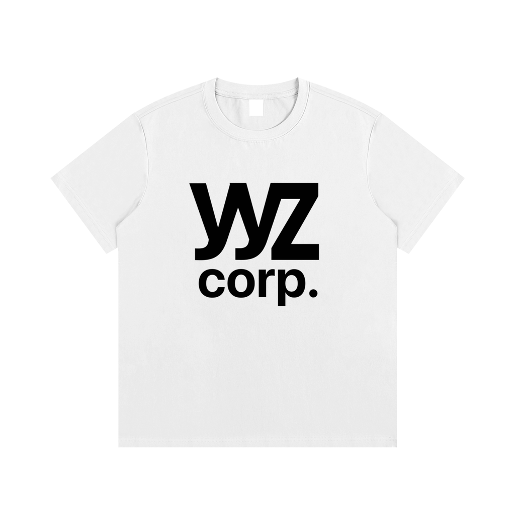 WHITE "YYZCORP" TEE