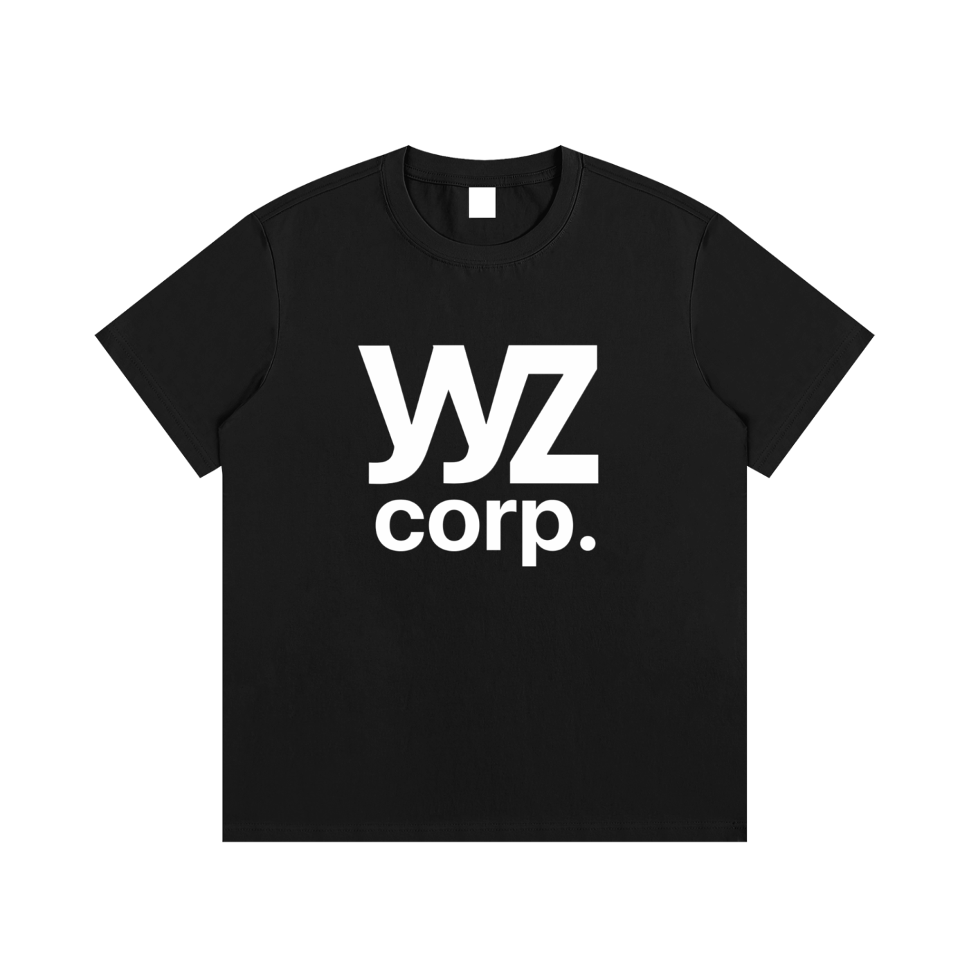 BLACK "YYZCORP" TEE