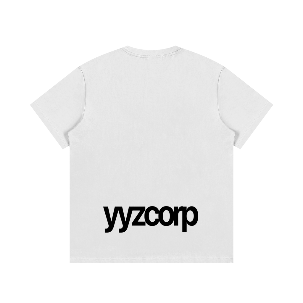 WHITE "YYZCORP" TEE